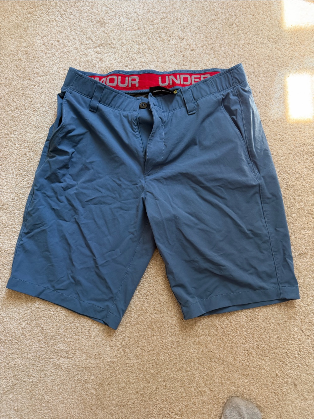 Under Armour Men's Blue Athletic Golf Shorts